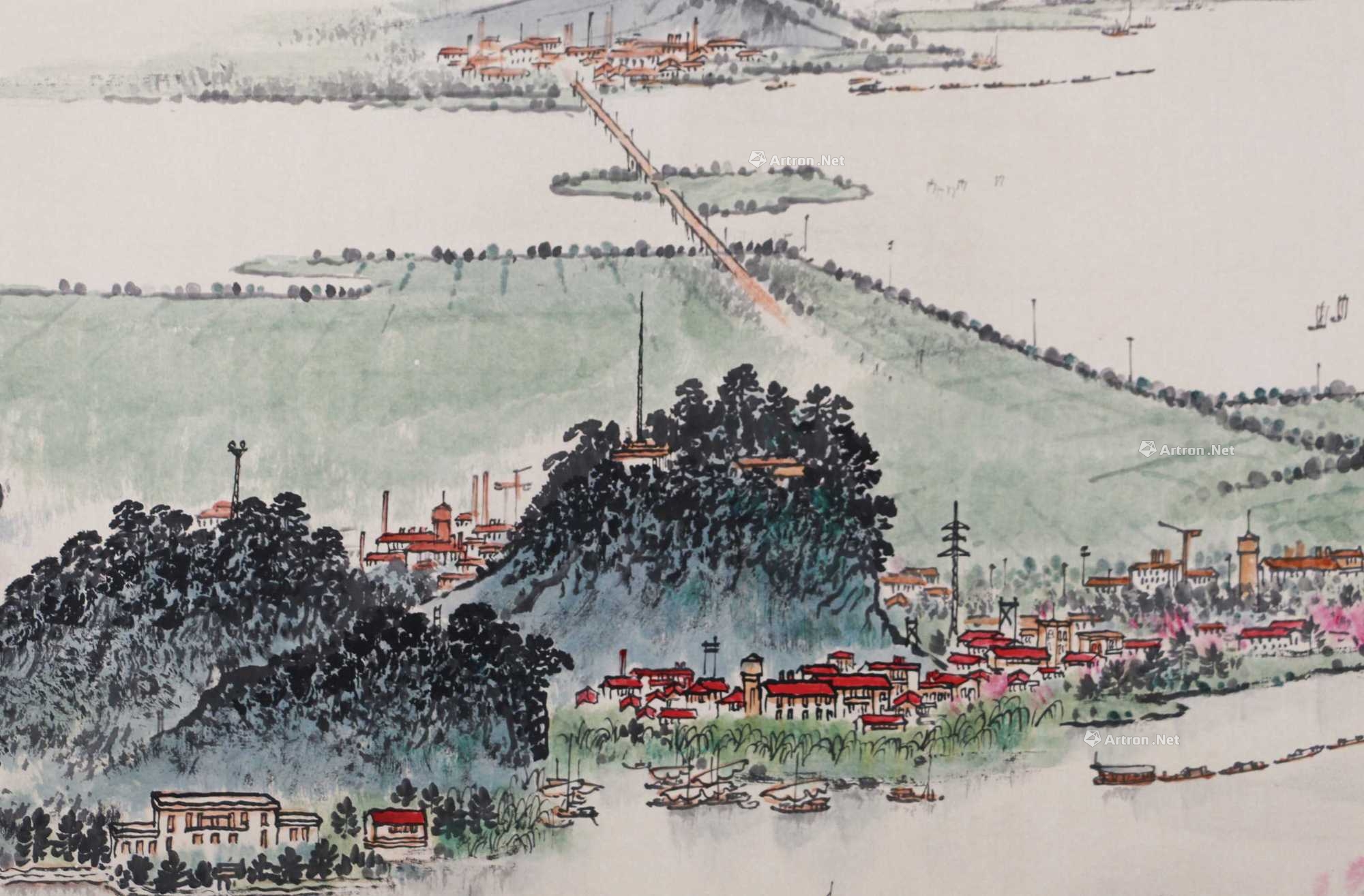 希少　中国現代山水画　錢松嵒作品選集 希少 中国現代山水画 錢松嵒作品選集 本