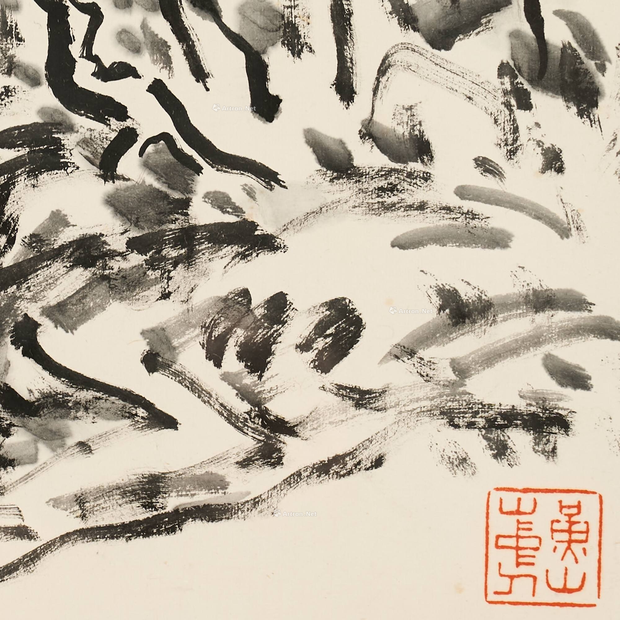 0146]黄宾虹山水框