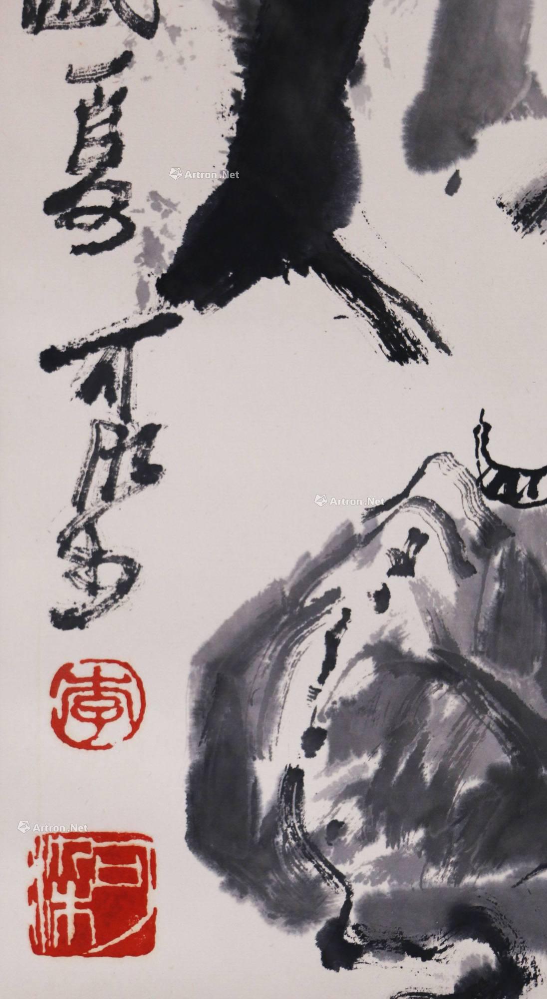 李可染牧牛图立轴